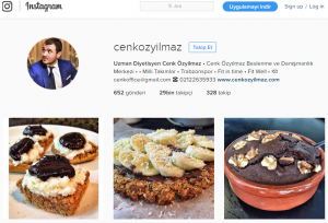cenk özyılmaz instagram diyetisyen 